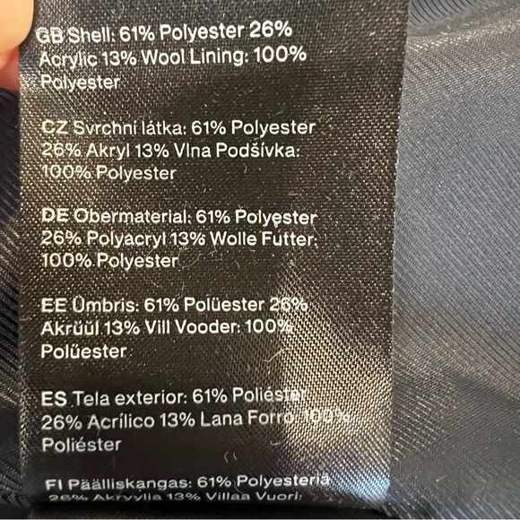 Weekday Isa Brushed Plaid Check Jacket, Red/Navy/White - Size XS - Picture 7 of 9